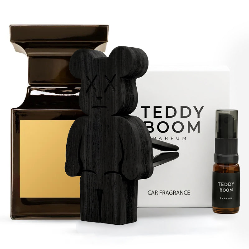 Teddy Boom Tobacco Vanille «Дерево» чорний — преміальний ароматизатор у машину