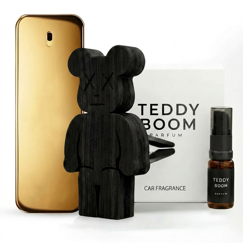 Teddy Boom 1 Million «Дерево» чорний — автомобільний ароматизатор преміум класу