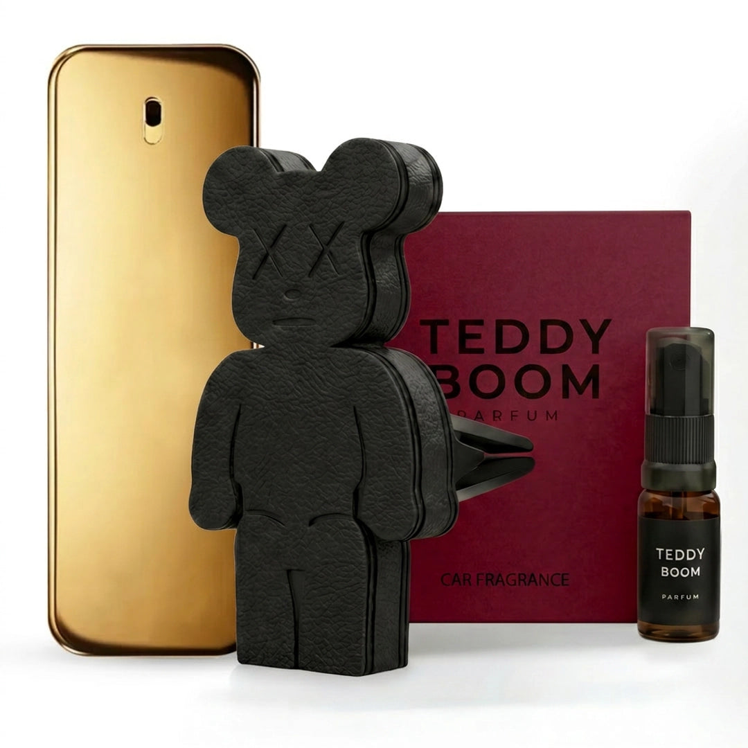 Teddy Boom 1 Million «Шкіра» чорний — преміальний ароматизатор в авто
