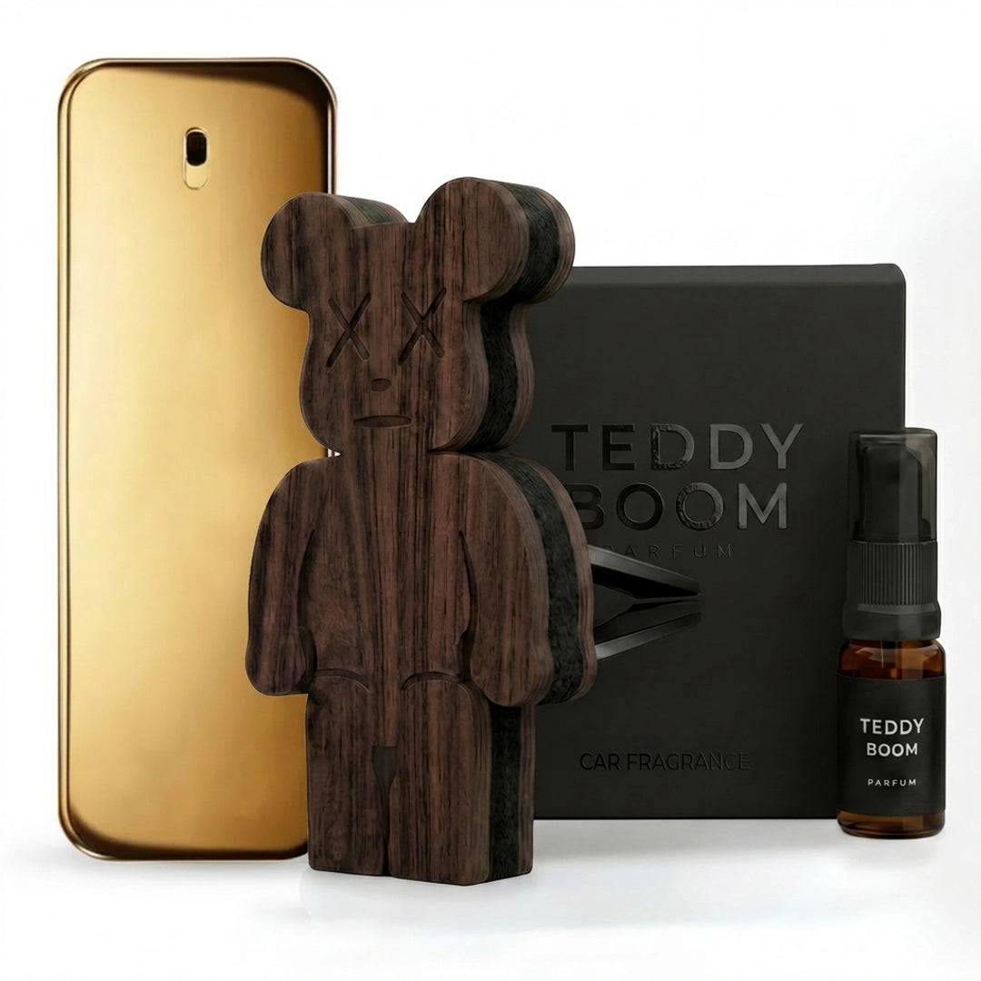 Teddy Boom 1 Million «Дерево» коричневий — стильний ароматизатор для автомобіля