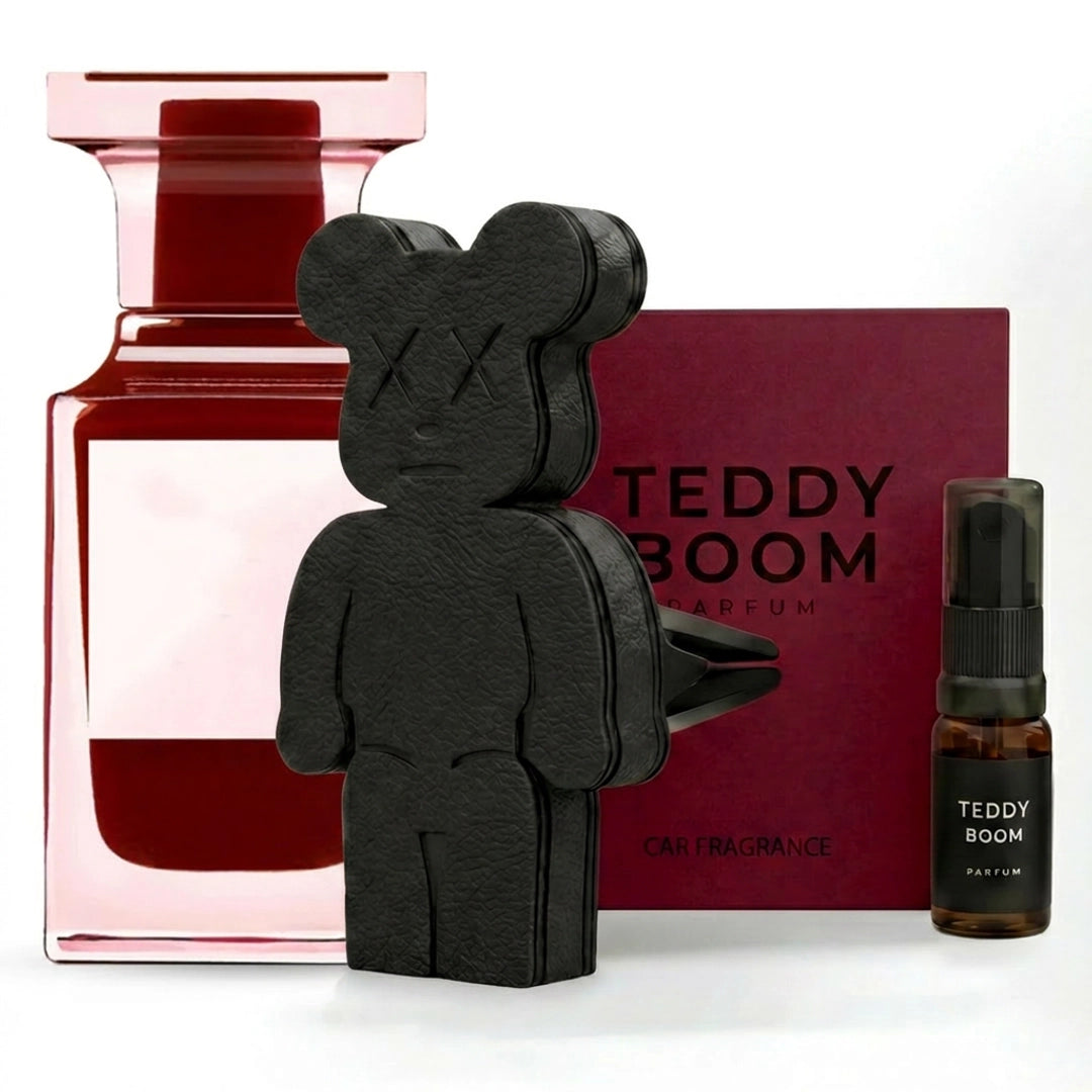 Teddy Boom Lost Cherry «Шкіра» чорний — парфумований ароматизатор у машину