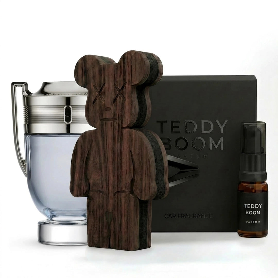 Автопарфум Teddy Boom Invictus у коричневому дерев'яному корпусі — аромат схожий на Paco Rabanne