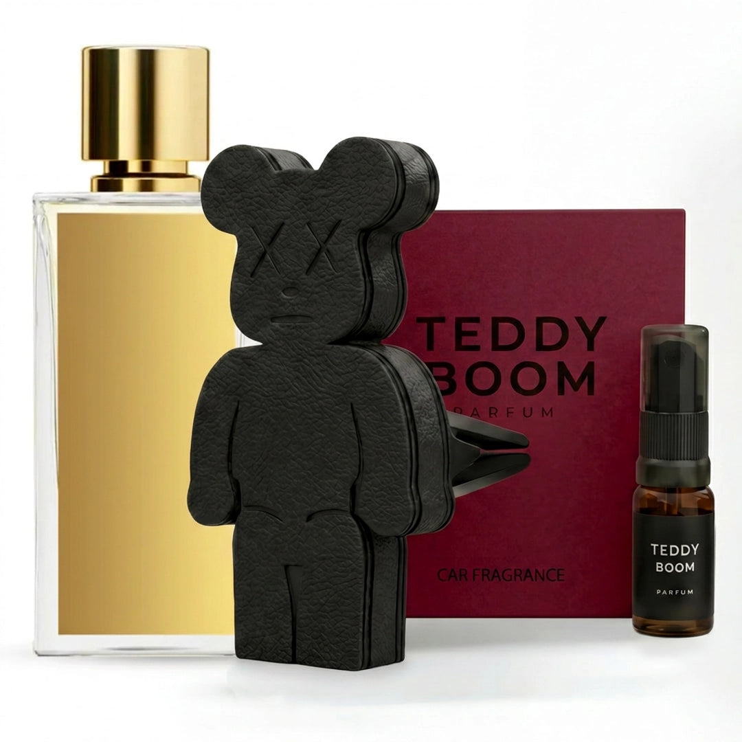 Teddy Boom Ganymede «Шкіра» чорний — парфумований ароматизатор в автомобіль