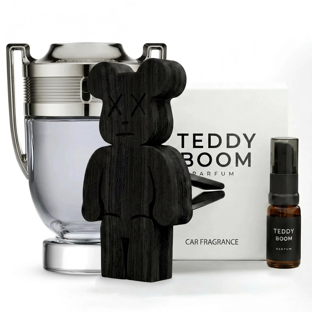 Автопарфум Teddy Boom Invictus у чорному дерев'яному корпусі — аромат схожий на Paco Rabanne