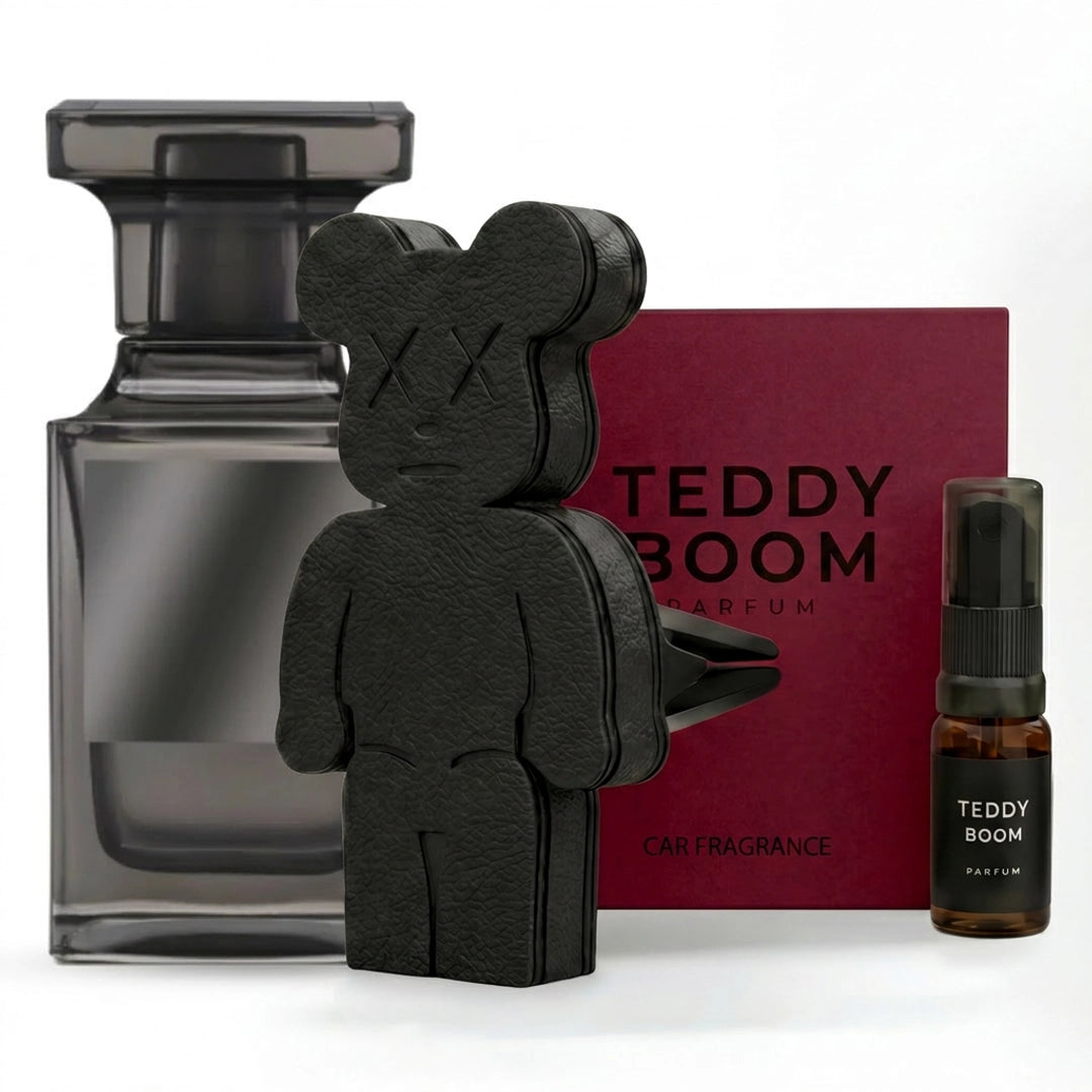 Teddy Boom Tobacco Oud «Шкіра» чорний — ароматизатор для авто з нішевим ароматом